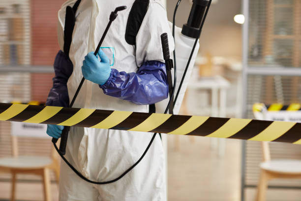 Professional Biohazard technician working in Iona, FL
